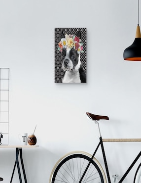 Pintura Cachorro Luxe II técnica mixta Cuadros Jr