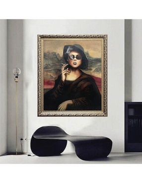 Pintura Mona Lisa técnica mixta Lune Art Gallery Surrealismo