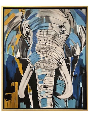 Pintura Elefante técnica acrílico Lune Art Gallery AnimalArt