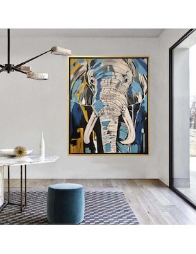 Pintura Elefante técnica acrílico Lune Art Gallery AnimalArt