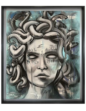 Pintura Técnica Mixta Lune Art Gallery Medusa