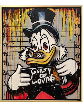 Pintura Guilty of Loving técnica mixta Lune Art Gallery MilleniArt