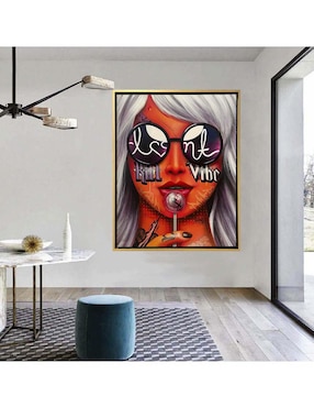 Pintura Rill Vibe técnica mixta Lune Art Gallery