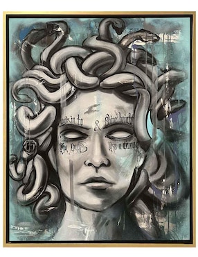 Pintura Técnica Mixta Lune Art Gallery Medusa