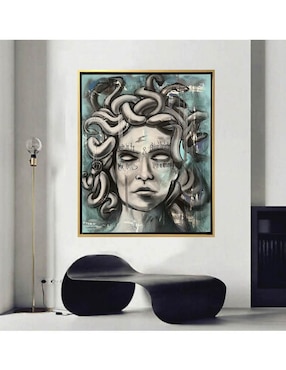 Pintura Medusa técnica mixta Lune Art Gallery