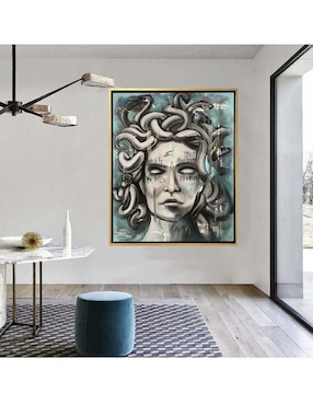 Pintura Medusa técnica mixta Lune Art Gallery