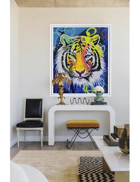 Pintura Dream Colors técnica mixta Lune Art Gallery AnimalArt