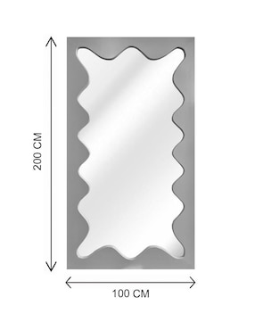 Espejo rectangular Lune Art Gallery