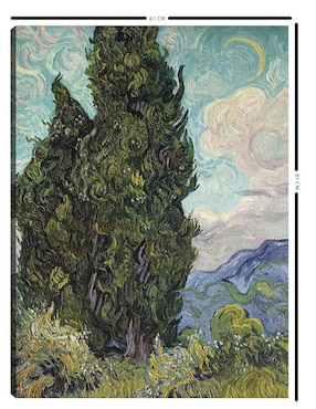 Cuadro decorativo Cuadros Jr Cipreses (1889)