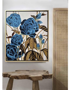 Pintura Blue Moon técnica acrílico Lune Art Gallery