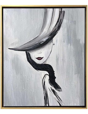 Pintura Societé 3.0 técnica mixta Lune Art Gallery Milleni Art