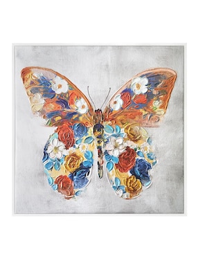 Accesorio decorativo Cuadros Jr Papillon fleurs I