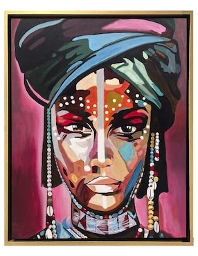 Pintura técnica mixta Lune Art Gallery Africanas