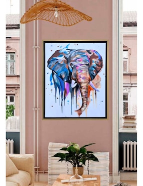 Pintura Dream Elephant 2.0 técnica acrílico Lune Art Gallery Animalart