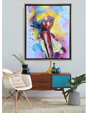 Pintura Nadjela técnica mixta Lune Art Gallery Rostros