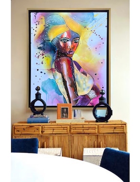 Pintura Nadjela técnica mixta Lune Art Gallery Rostros