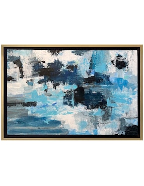 Pintura Azul técnica mixta Lune Art Gallery Abstractos