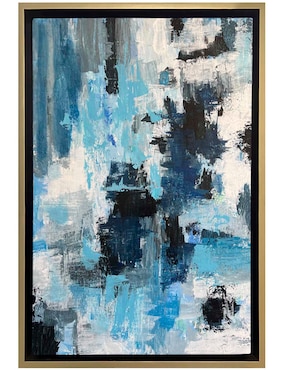 Pintura Azul técnica mixta Lune Art Gallery Abstractos