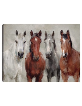 Pintura Amigos técnica acrílico Cuadros Jr Animales