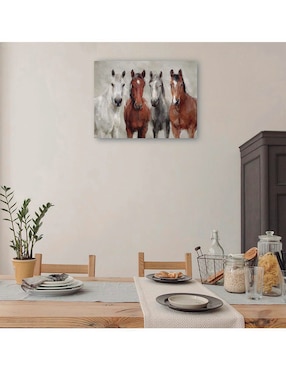 Pintura Amigos técnica acrílico Cuadros Jr Animales