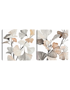 Pintura Tallos neutros de Ginko I técnica mixta Cuadros Jr Tallos neutros de Ginko