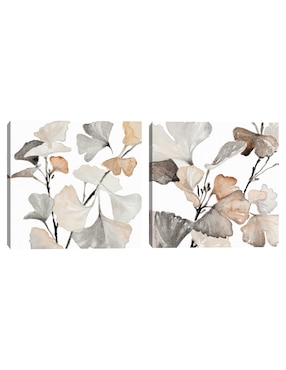Pintura Tallos neutros de Ginko I técnica mixta Cuadros Jr