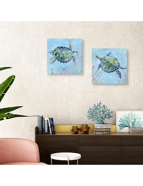 Pintura Tortuga Marina I técnica mixta Cuadros Jr