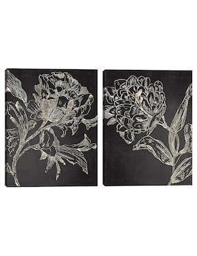 Pintura Folclore de la Flor de Oro I técnica mixta Cuadros Jr