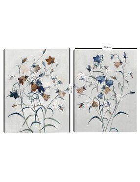 Pintura Secretos del jardin I técnica mixta Cuadros Jr