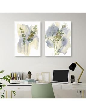 Pintura Duo Spring Mix I técnica mixta Cuadros Jr Dúo de flores silvestres