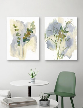 Pintura Duo Spring Mix I técnica mixta Cuadros Jr Dúo de flores silvestres