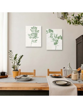 Pintura Naturaleza Verde II técnica mixta Cuadros Jr