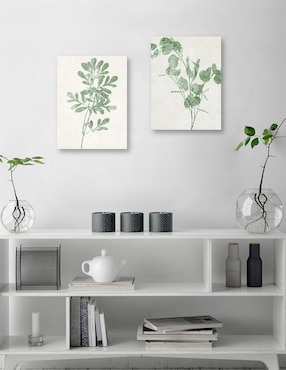 Pintura Naturaleza Verde II técnica mixta Cuadros Jr
