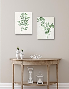 Pintura Naturaleza Verde II técnica mixta Cuadros Jr
