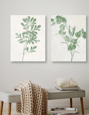 Pintura Naturaleza Verde II técnica mixta Cuadros Jr