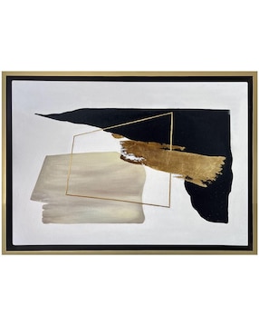 Pintura Golden Summit técnica mixta Lune Art Gallery