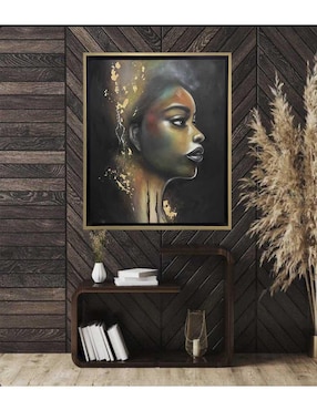 Pintura Adamari técnica mixta Lune Art Gallery Hoja de oro