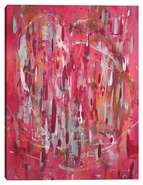 Pintura Alboroto rojo técnica impresión Cuadros Jr