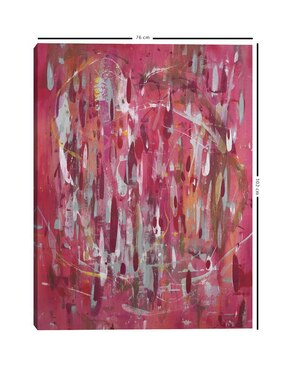 Pintura Alboroto rojo técnica impresión Cuadros Jr
