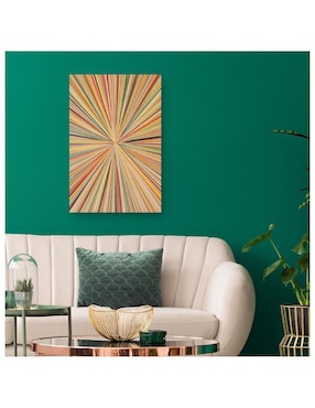 Pintura Flor de pastel abstracto técnica impresión Cuadros Jr