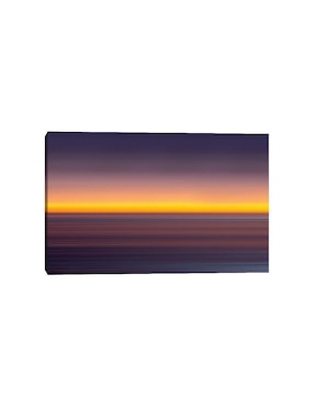 Pintura Contemplacion al atardecer técnica impresión Cuadros Jr