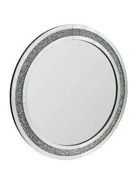 Espejo circular Bluebell & Co. Silver Line