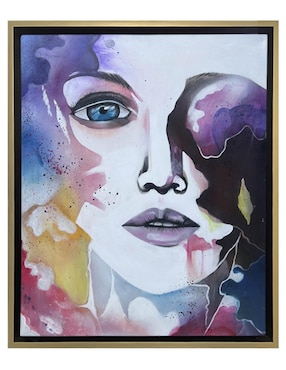 Pintura Sofía técnica mixta Lune Art Gallery Rostros