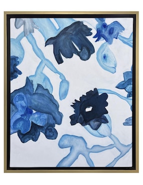 Pintura Campanulas Azules técnica acrílico Lune Art Gallery Nature