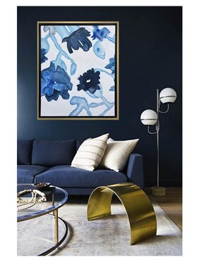 Pintura Campanulas Azules técnica acrílico Lune Art Gallery Nature