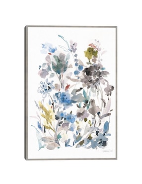 Pintura Breezy Florals II Colorido técnica mixta Cuadros Jr Floral