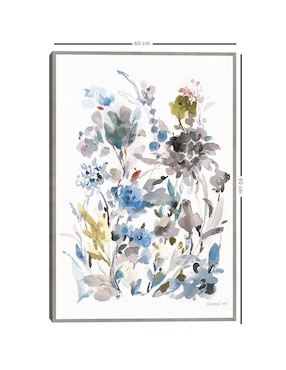 Pintura Breezy Florals II Colorido técnica mixta Cuadros Jr Floral