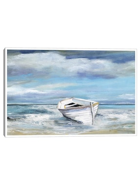 Pintura Costa Clásica técnica mixta Cuadros Jr Paisaje
