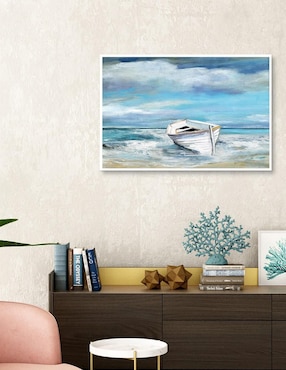 Pintura Costa Clásica técnica mixta Cuadros Jr Paisaje