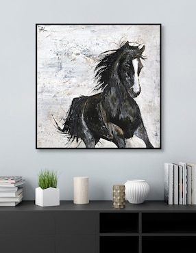 Pintura Caballo salvaje I técnica mixta Cuadros Jr Animales